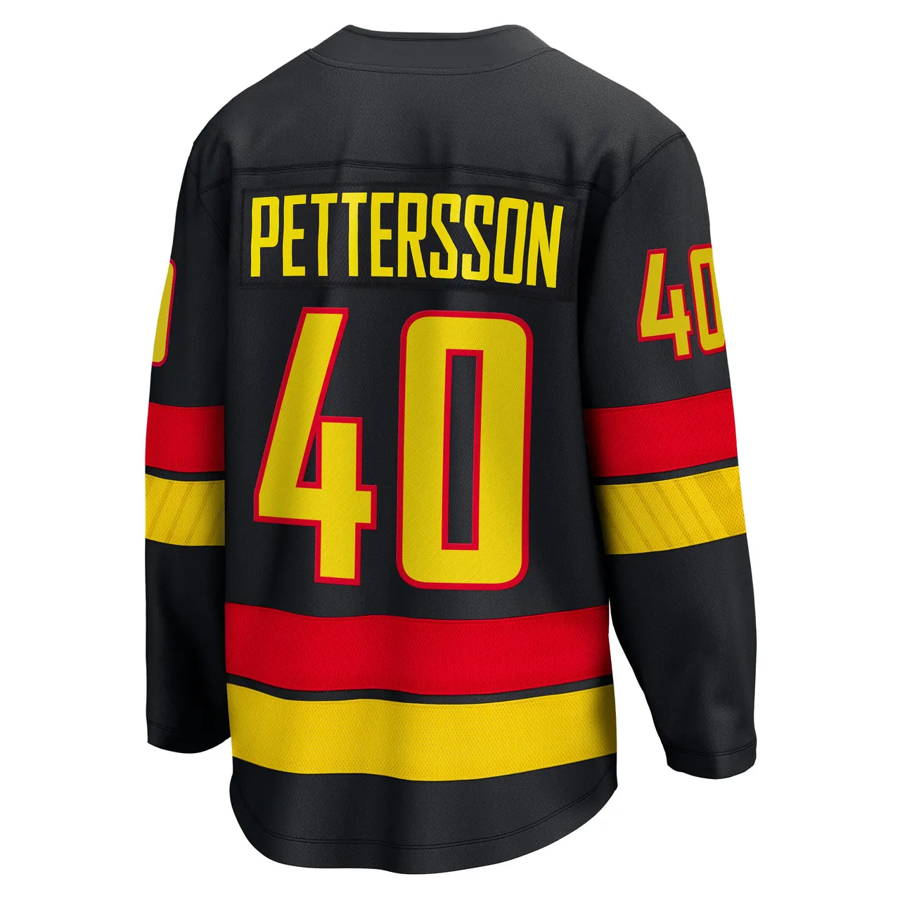 Pettersson Canucks Black Jersey fanatics - Hình 4