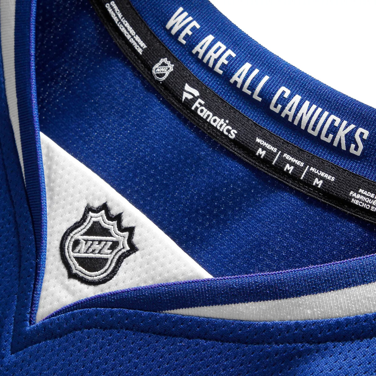 blue Fanatics Pettersson Canucks Jersey - Hình 5