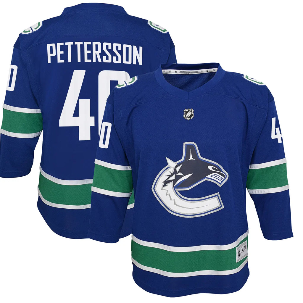 Canucks Pettersson Blue Jersey