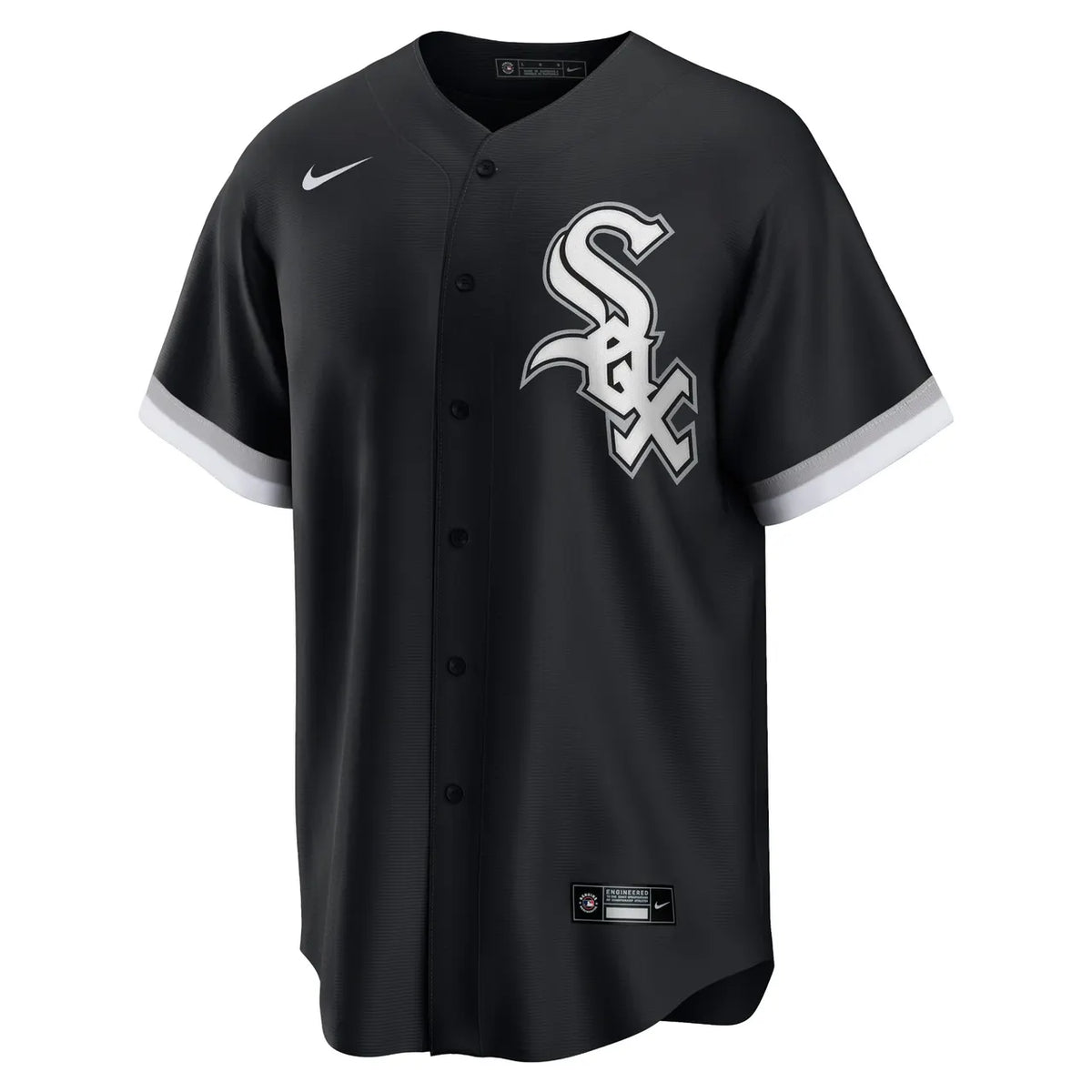 Jiménez Black White Sox Jersey - Hình 3