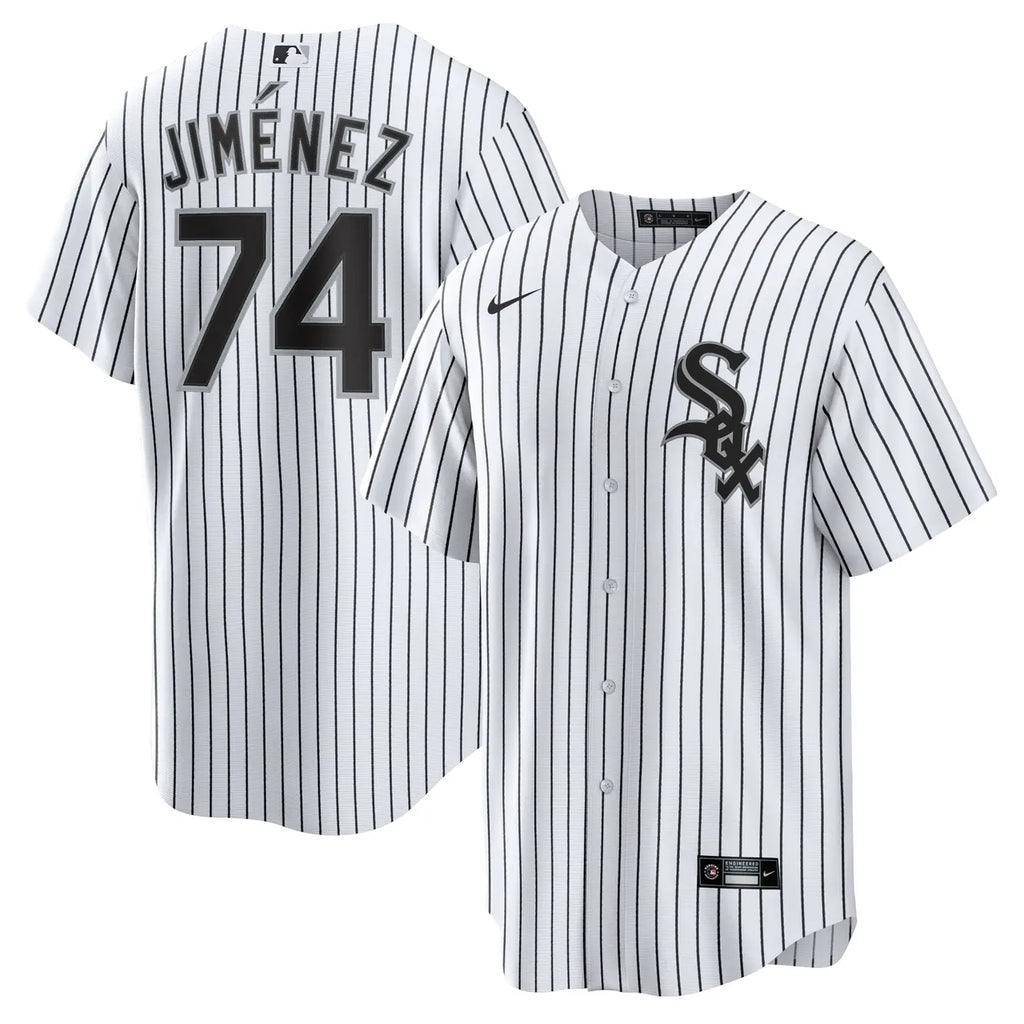Jiménez Black White Sox Jersey - Hình 14