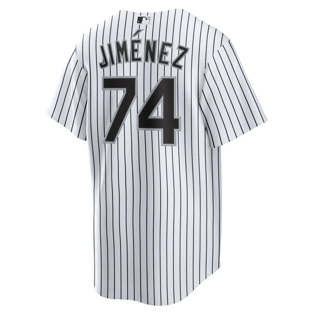 Jiménez Black White Sox Jersey - Hình 7