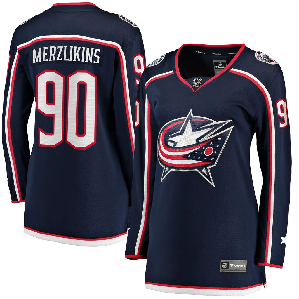 Merzlikins Blue Jackets Jersey fanatics
