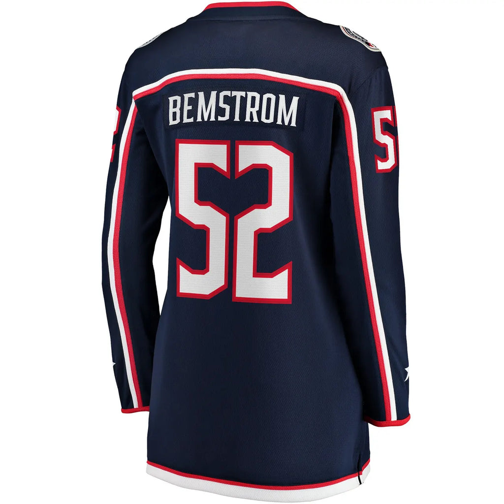 Fanatics Bemstrom Blue Jackets Jersey - Hình 2