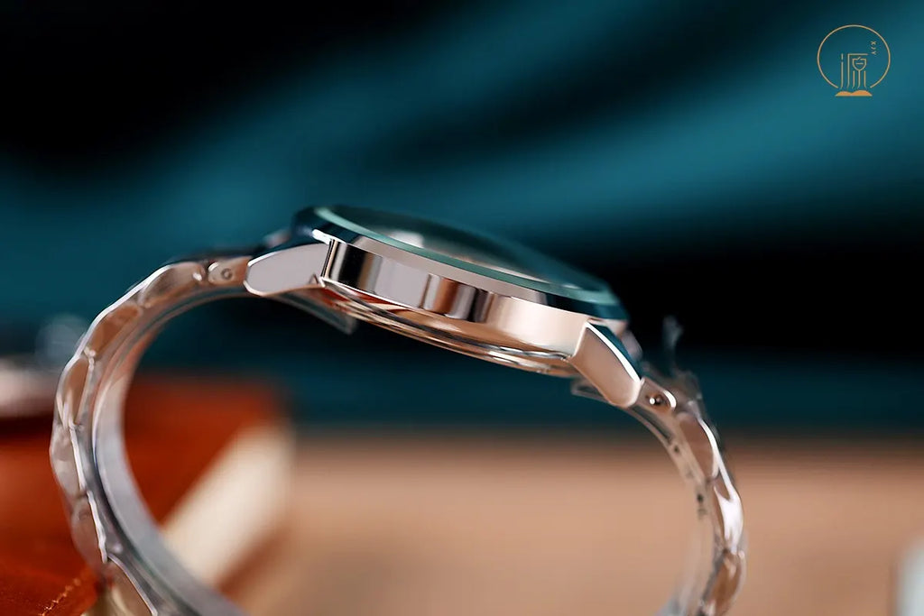 Emporio Armani White Dial Chronograph - Hình 7