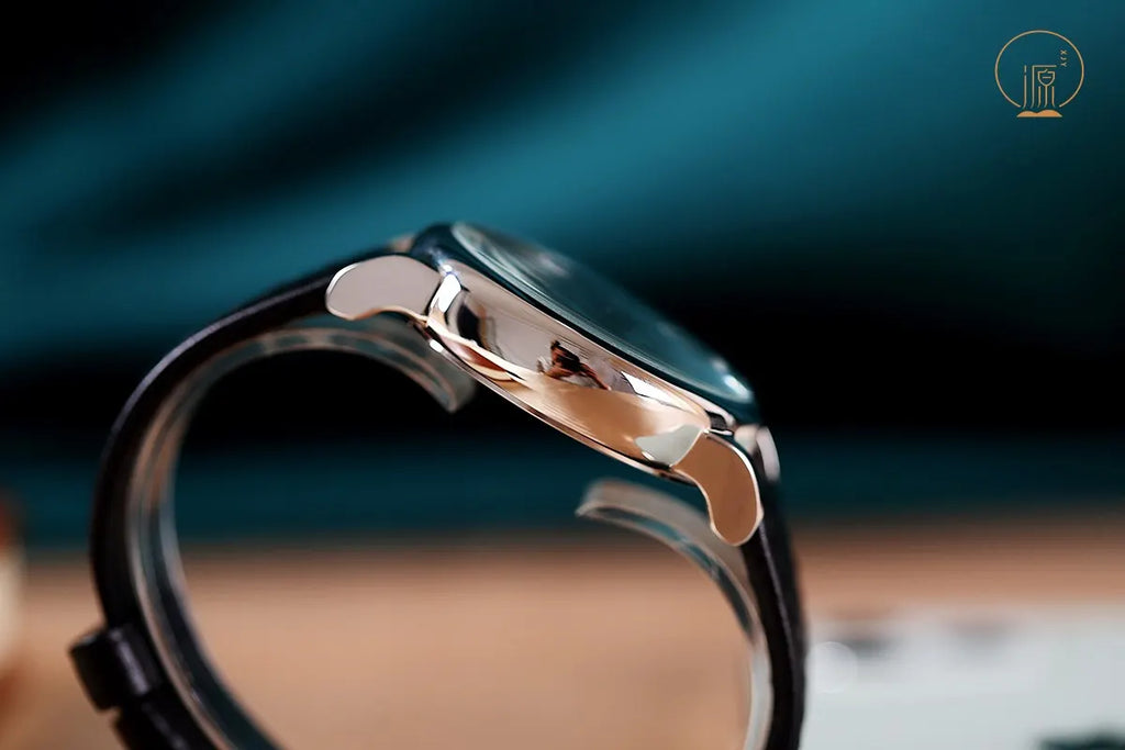 Armani Chronograph Black Leather - Hình 2