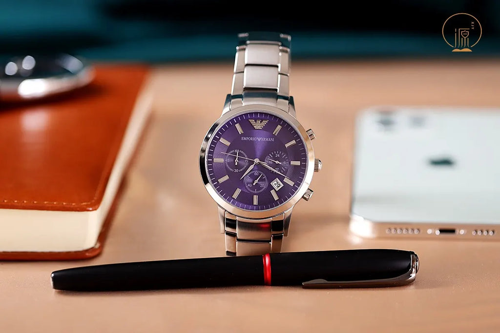 Emporio Armani Purple Dial