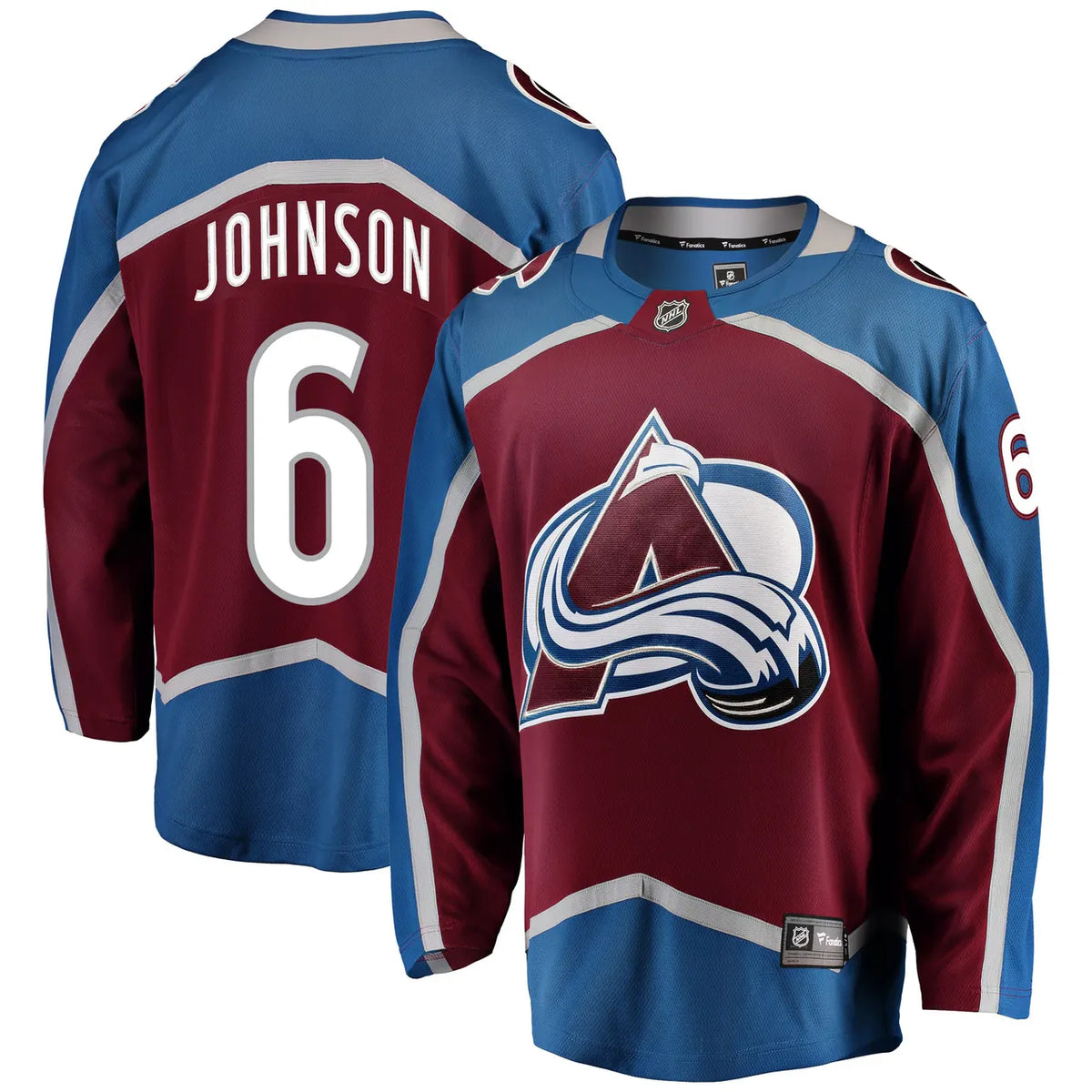 Johnson Avalanche Burgundy Jersey - Hình 2