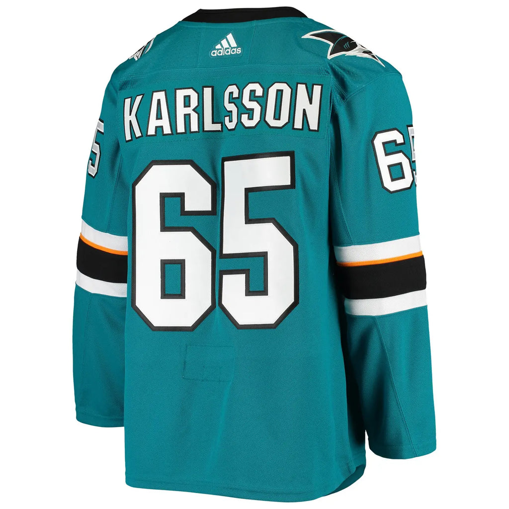 Sharks Karlsson Teal Jersey - Hình 3