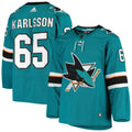 Sharks Karlsson Teal Jersey