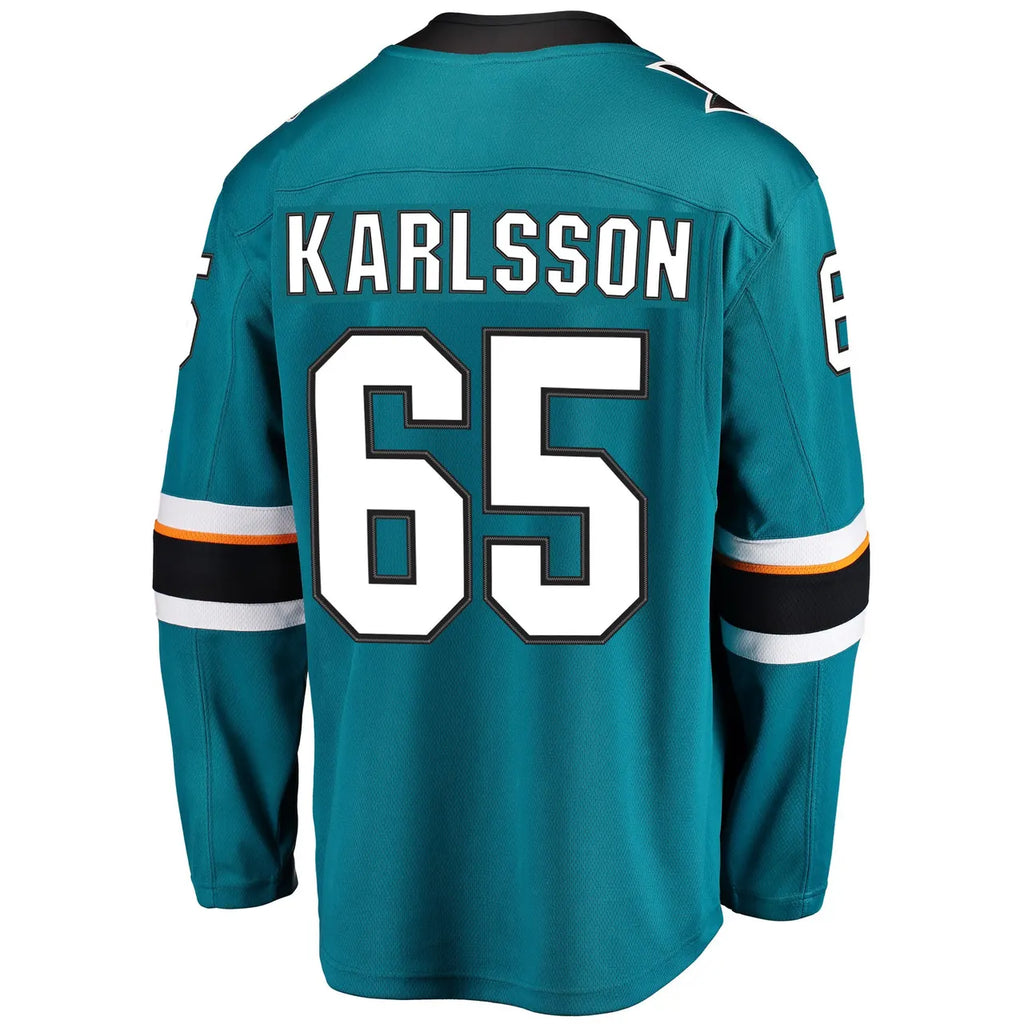 Karlsson Sharks Teal Jersey - Hình 3