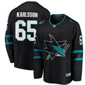 Sharks Karlsson Black Jersey