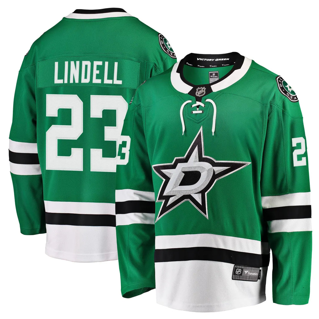 fanatics Lindell Stars Victory Green Jersey - Hình 2