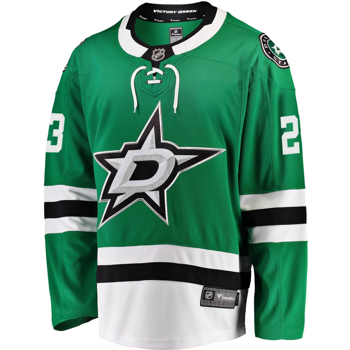 fanatics Lindell Stars Victory Green Jersey - Hình 3