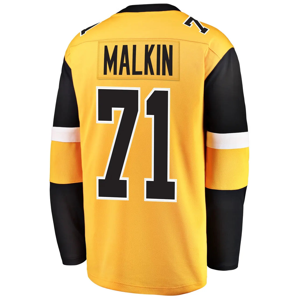Malkin Penguins Gold Jersey - Hình 4