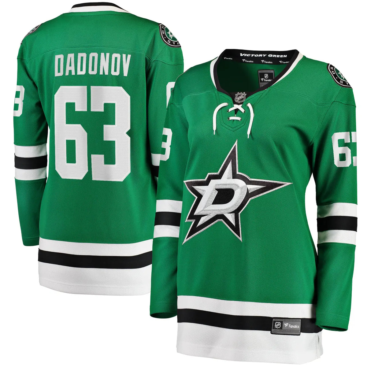 fanatics Dadonov Stars Victory Green Jersey - Hình 2