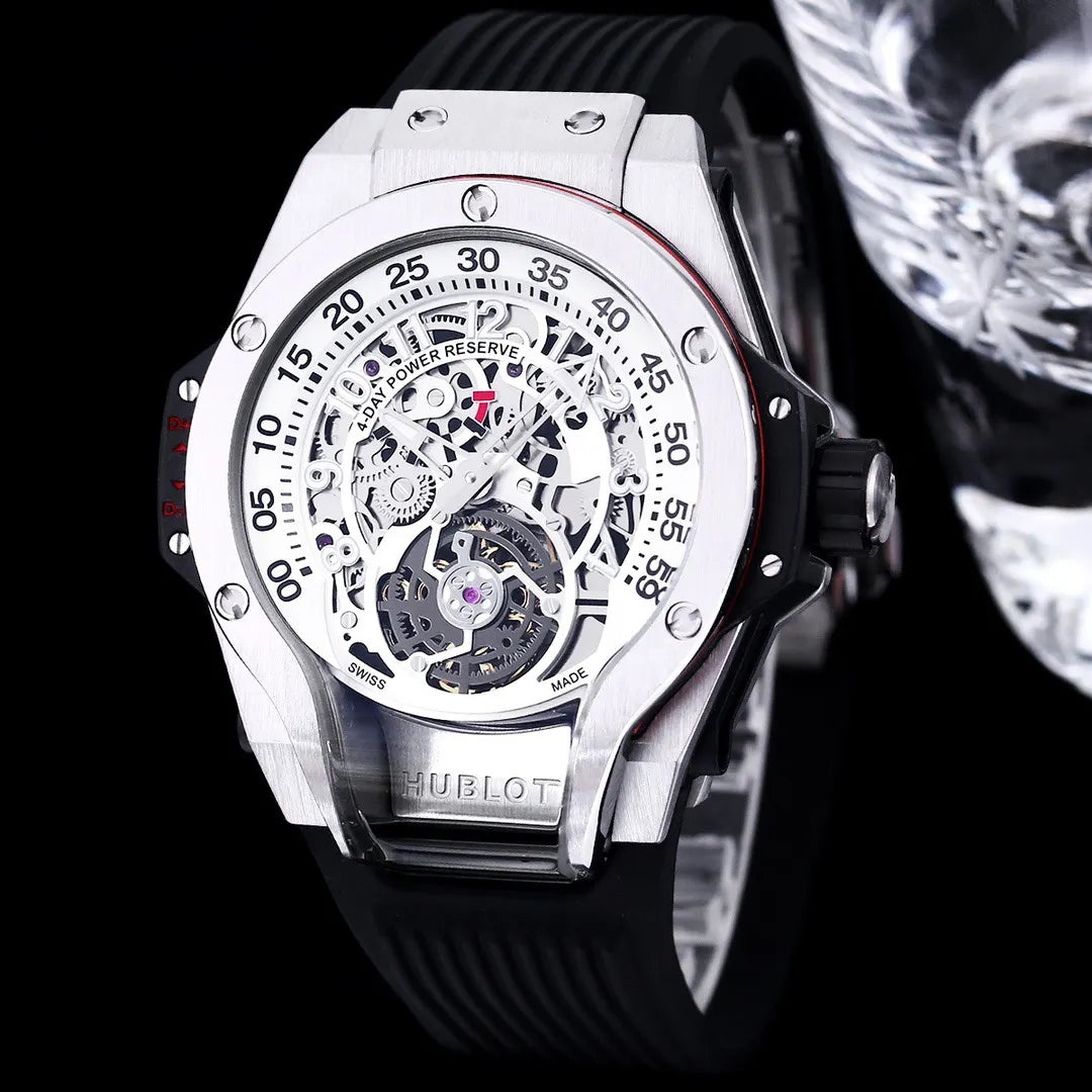 Hublot Silver Skeleton Dial - Hình 2
