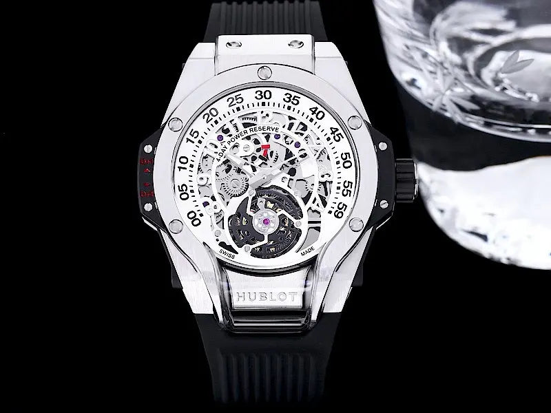 Hublot Silver Skeleton Dial