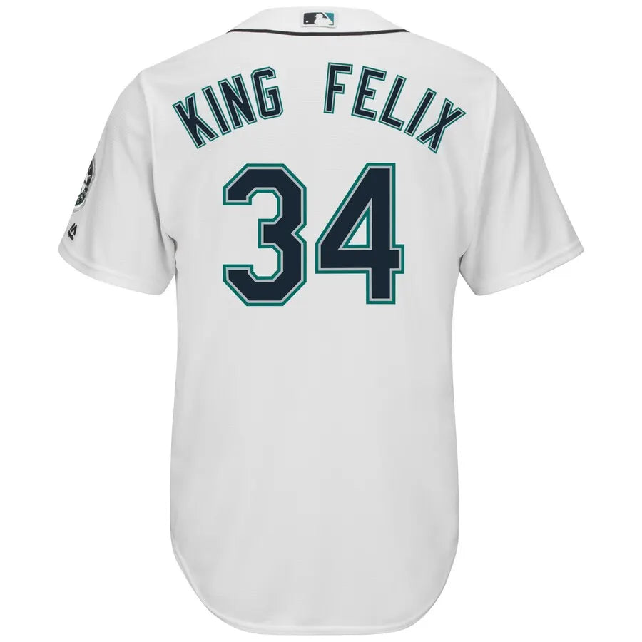 Felix Mariners White Jersey - Hình 2