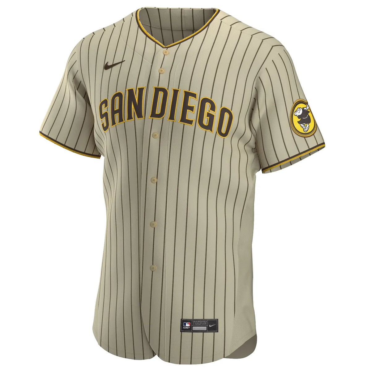 nike Tatis Jr Padres Tan Jersey - Hình 3