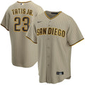 authentic Nike Padres Tatis Jr. Tan Jersey
