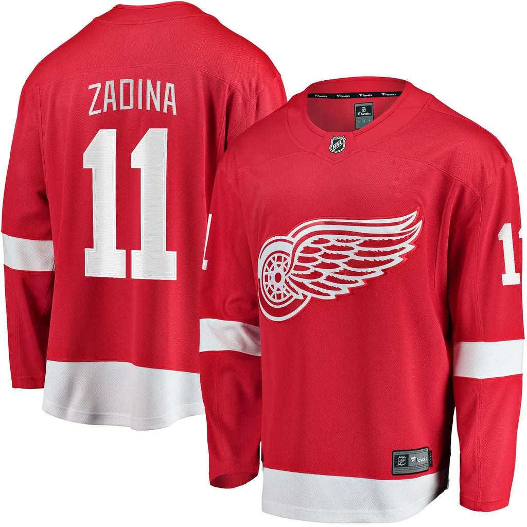 Red Wings Zadina Jersey
