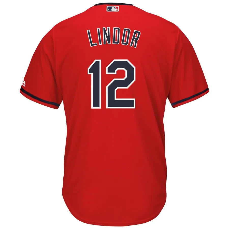 Lindor Indians Red Jersey - Hình 3