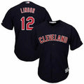 Lindor Cleveland Navy Jersey majestic