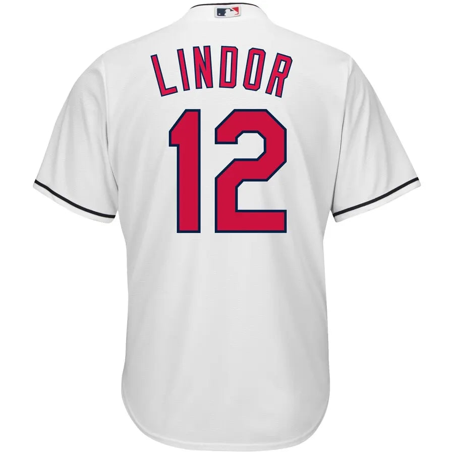Majestic Lindor Indians Jersey - Hình 3