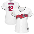 majestic Lindor Indians White Jersey