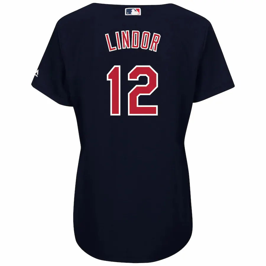 majestic Lindor Cleveland Navy Jersey - Hình 3