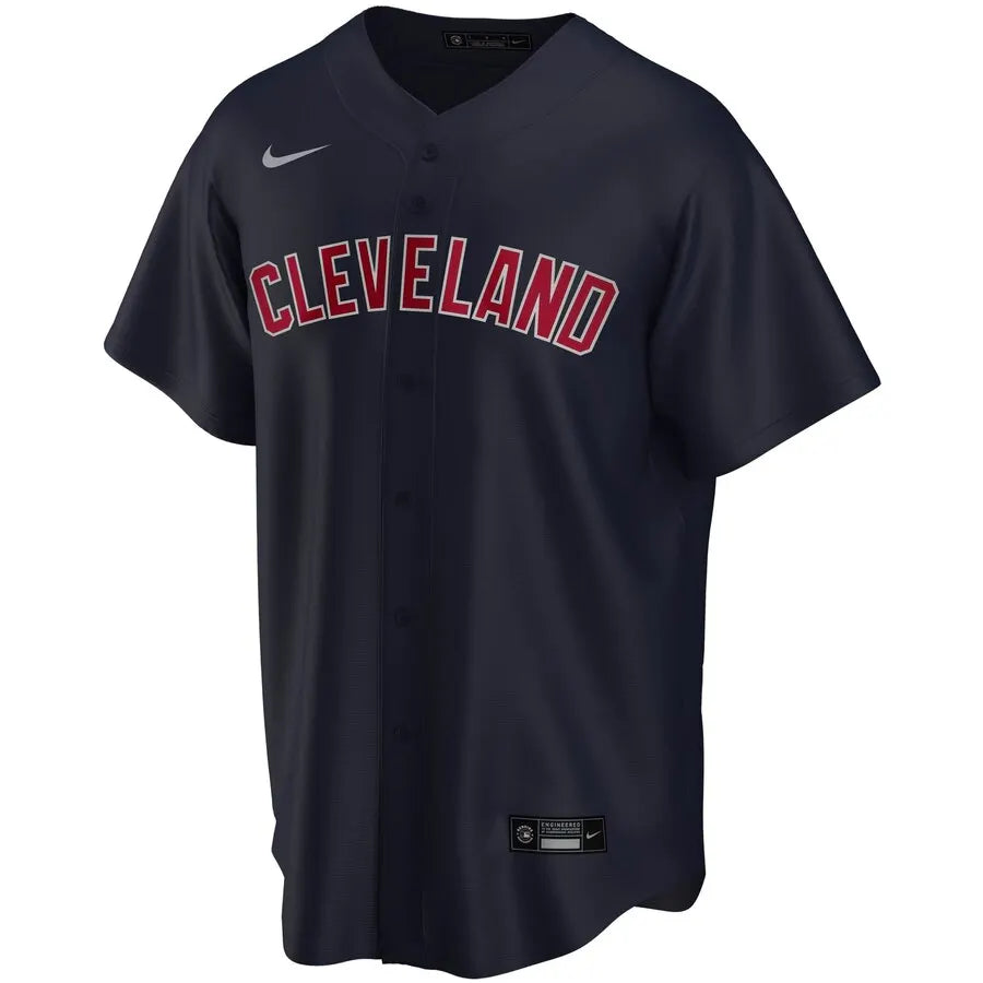 Lindor Cleveland Navy Jersey - Hình 2