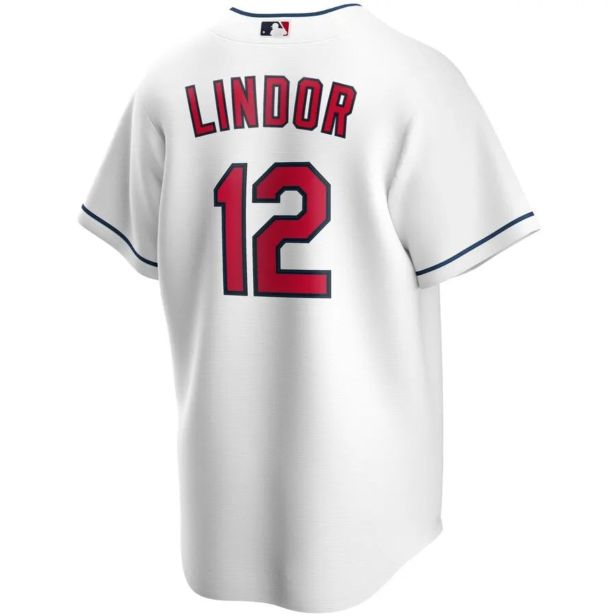 Lindor #12 Indians Jersey - Hình 3