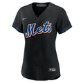 nike alternate Lindor Mets Black Jersey
