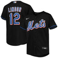 Lindor Mets Black Jersey