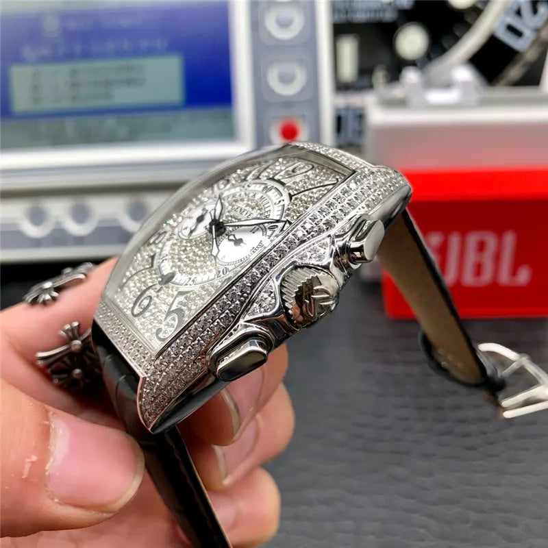 Franck Muller Diamond Silver - Hình 4