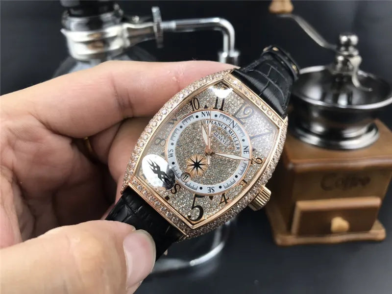 rose Franck Muller Diamond Watch - Hình 3