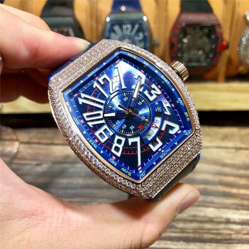Franck Muller Blue Diamond - Hình 2