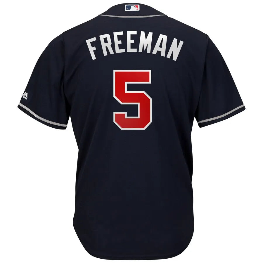 Braves Freeman Navy Jersey - Hình 3