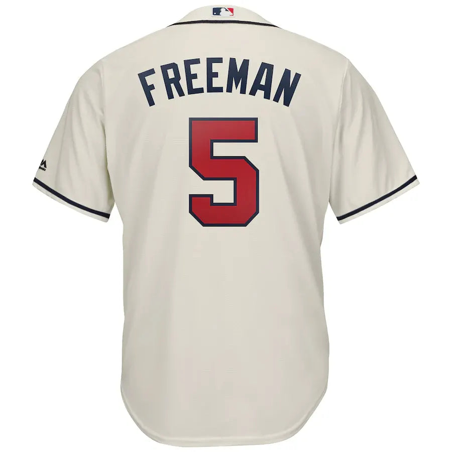 Braves Freeman Cream Jersey - Hình 3
