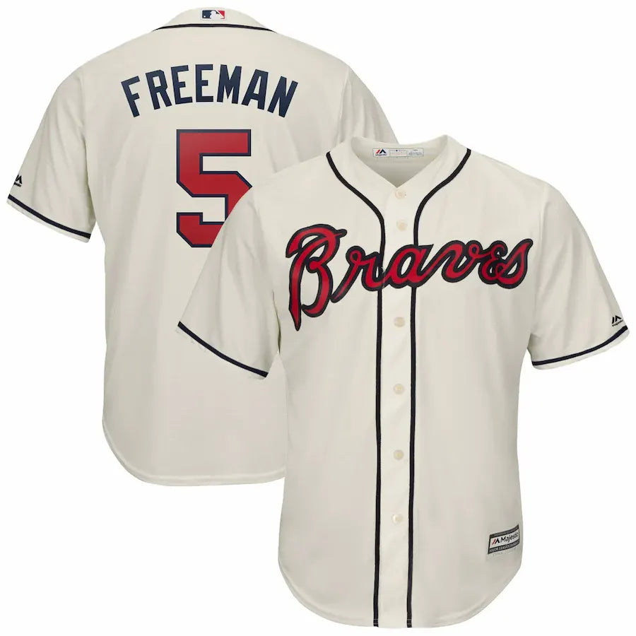Braves Freeman Cream Jersey