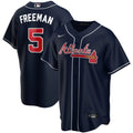 nike Braves Freeman Navy Jersey