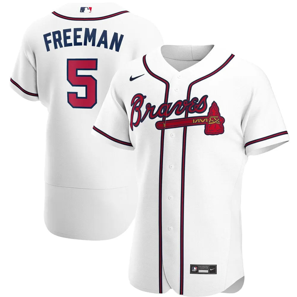 Freeman Braves White Jersey