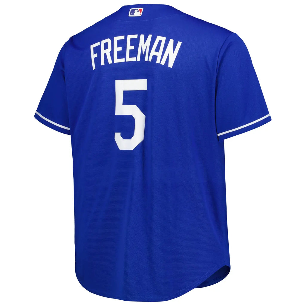 majestic Dodgers Freeman Royal Blue Jersey - Hình 4