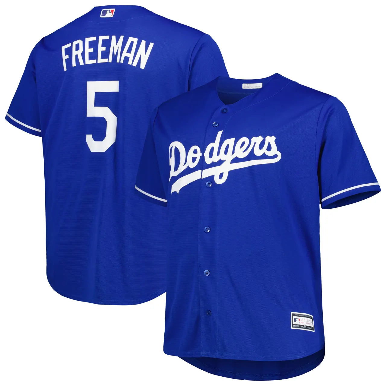 majestic Dodgers Freeman Royal Blue Jersey