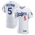 nike home Dodgers Freeman White Jersey