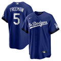Dodgers Freeman #5 Blue Jersey nike