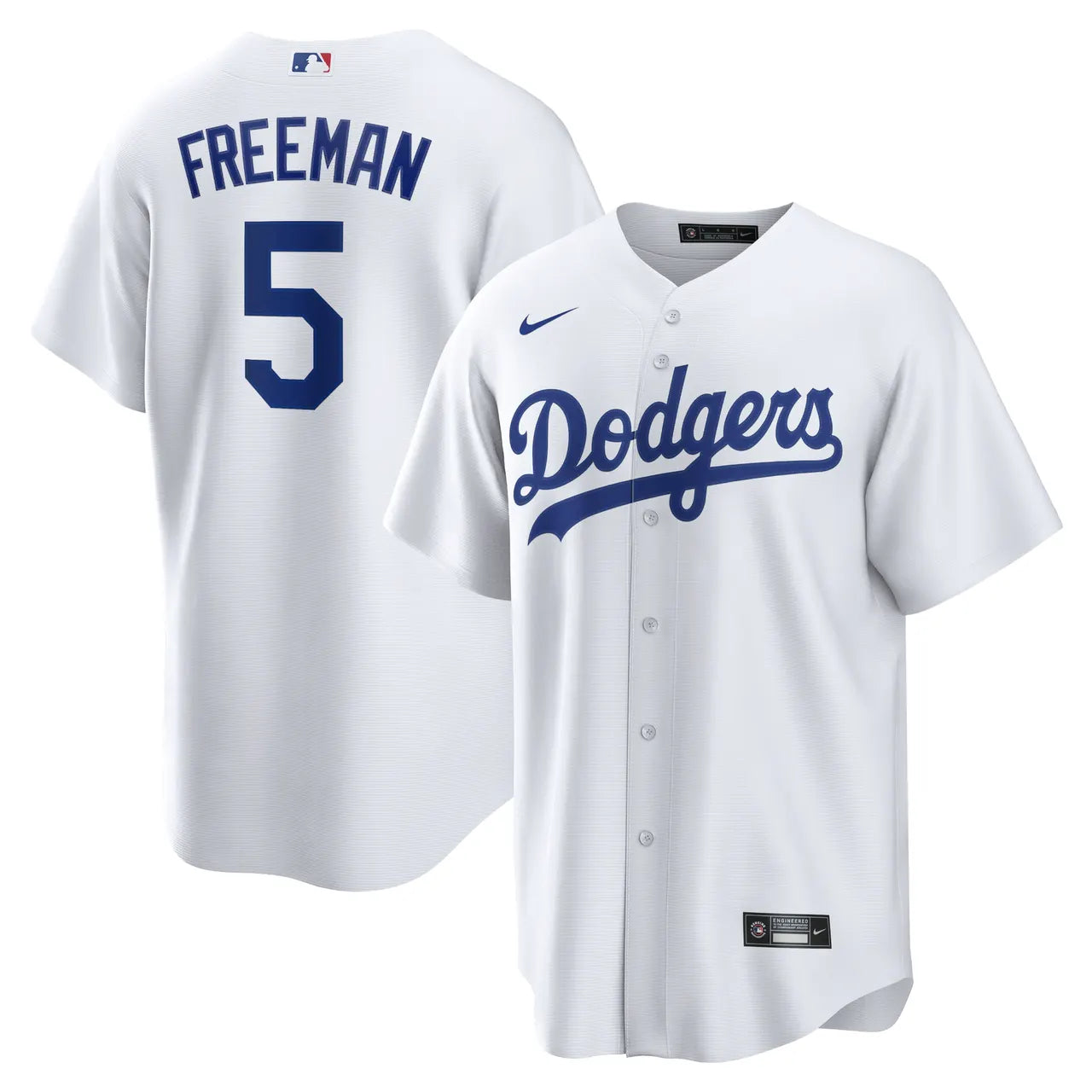 Nike Dodgers Freeman #5 Gray Road Jersey - Hình 17