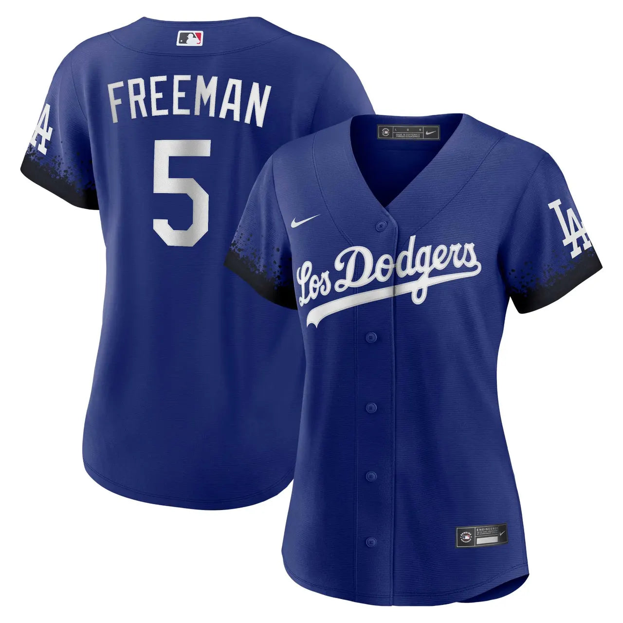 nike Dodgers Freeman #5 Blue Jersey - Hình 2