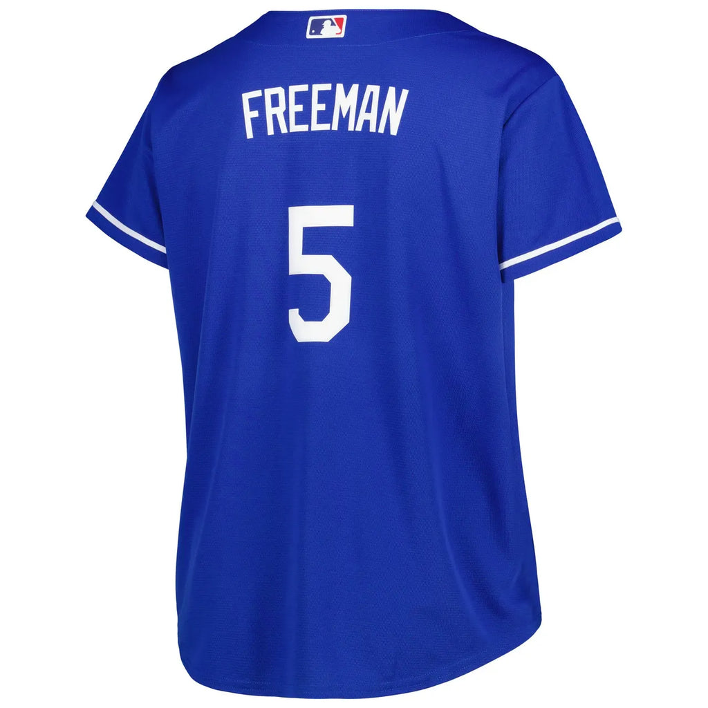 Freeman Dodgers Blue Jersey - Hình 4